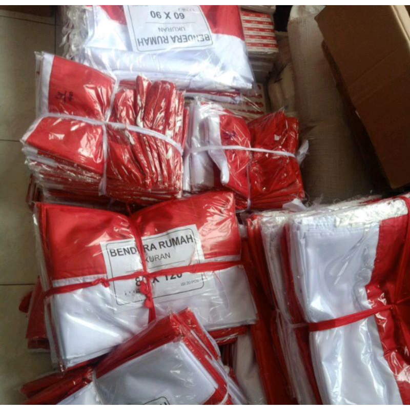 BENDERA [ 60 X 90 ] AGUSTUSAN/BENDERA MERAH PUTIH JUAL ECER+GROSIR