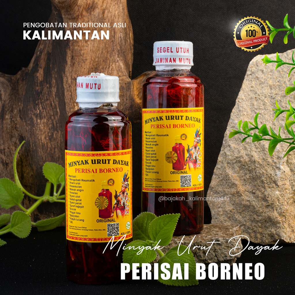 Minyak Urut Dayak Asli Kalimantan 250ml