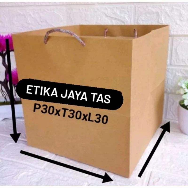 paperbag jumbo / paperbag 30x30 /tas kertas