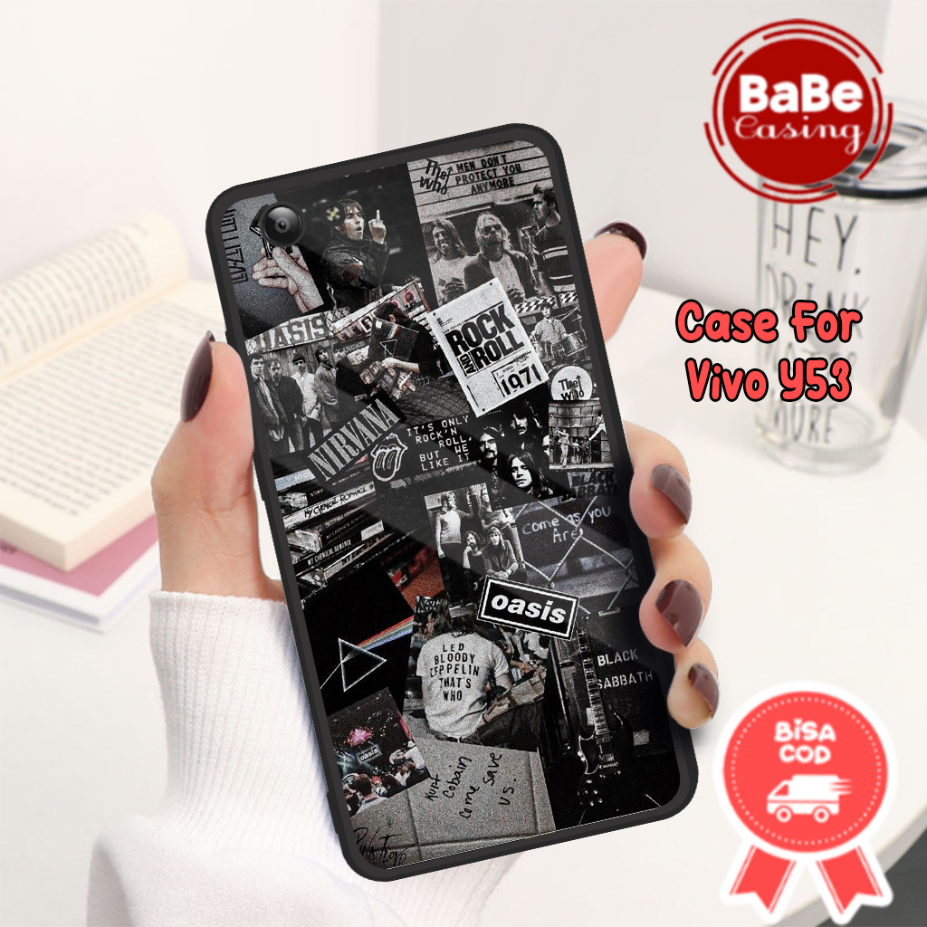 Case Vivo Y53 Casing Aestheblack Case Hp Kondom Hp Case Aesthetic Case Anime Pelindung Hp Vivo Y53 C