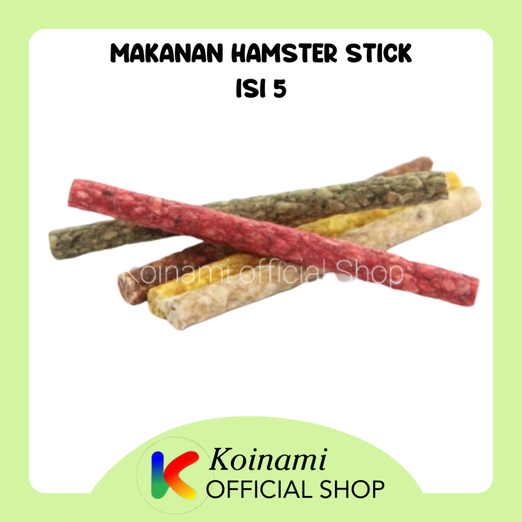 Makanan hamster STICK ISI 5 / snack hamster