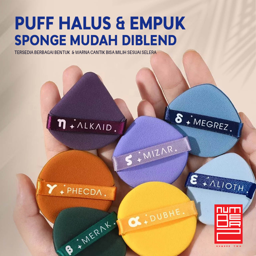 Sponge make up lembut cushion cusion krim spons bedak tabur padat beauty powder puff foundation