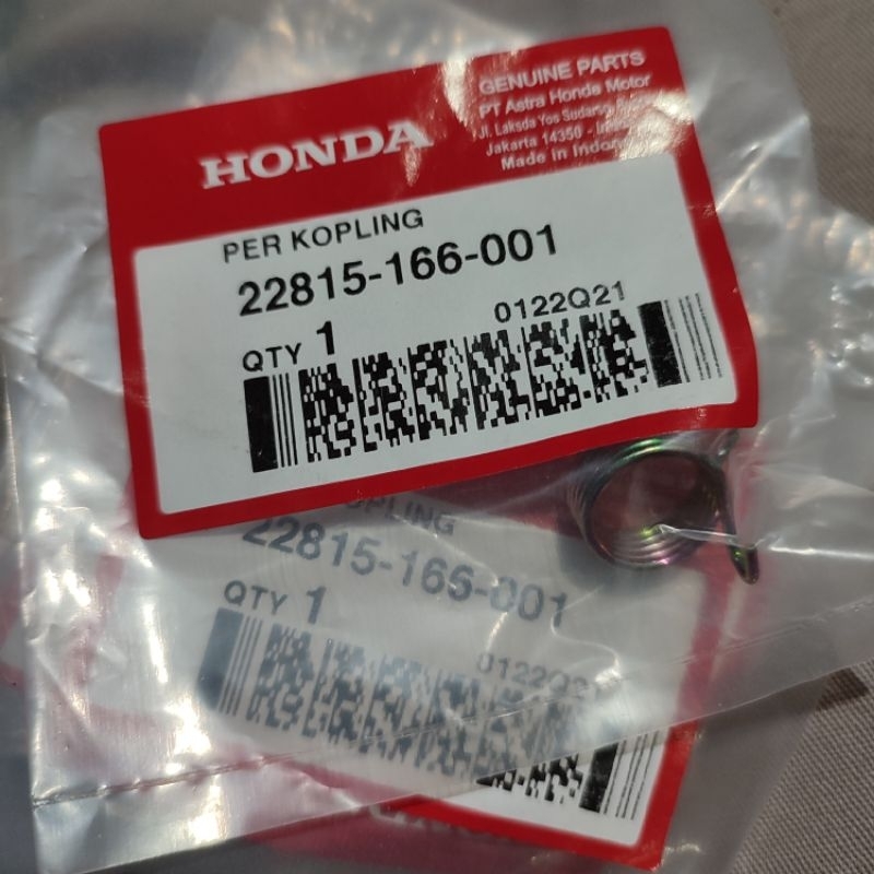 22815-166-001 Per Pir Tuas Engkol Kopling ORI Honda WIN Supra XX