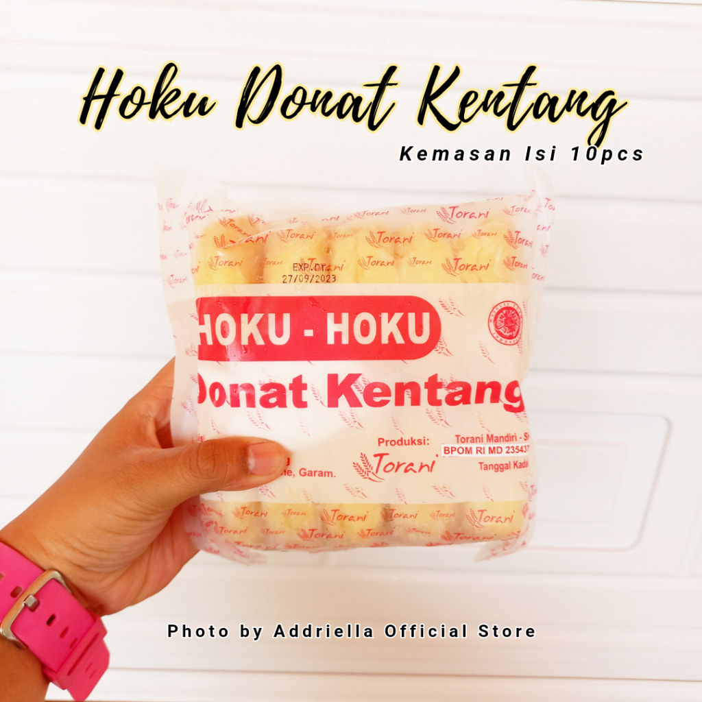 

ADDRIELLA Hoku-Hoku Donat Kentang isi 10pcs | Hoku-Hoku/Frozenfood/Frozenfood Murah