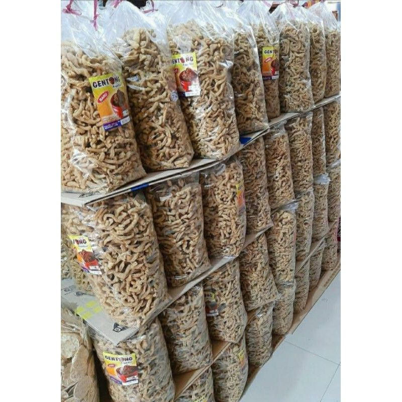 

2Xbtygneal Sakha Snack ) Kripik Usus Cap Gentong Exp Berat 250 Gram Gurih Renyah Fresh Goong