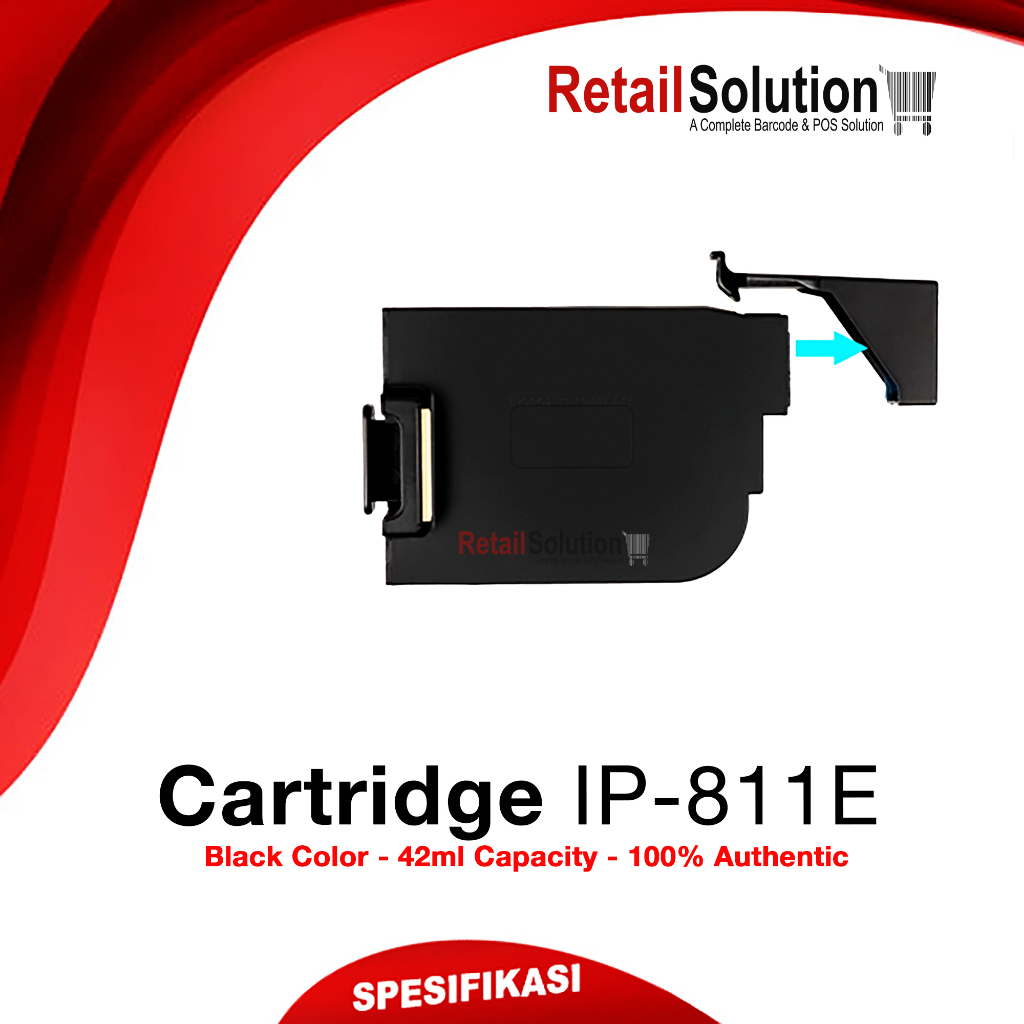 Tinta Cartridge Ink Hitam Printer Inject - Iware IP811E / IP-811E