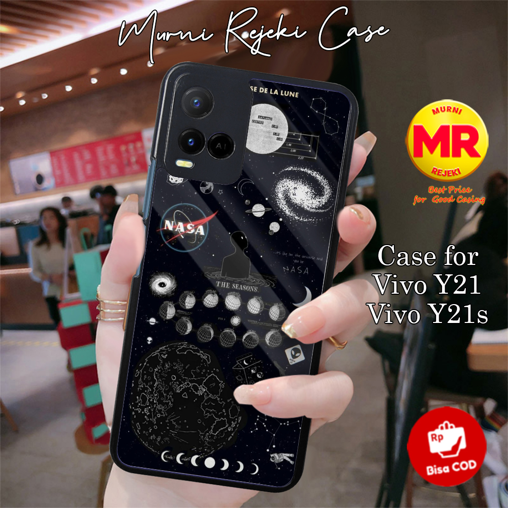 Case Hp Vivo Y21 Y21S Y33S Y21A Casing Vivo Y21 Y21S Y33S Y21A Motif NASA01 Casing Hp Case Hardcase 