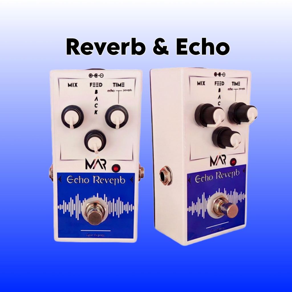 Efek Gitar ECHO-REVERB (MIXED) Pedal Effect Guitar, Bass, Vocal, Vokal, Biola, Suling, Mic Murah by 