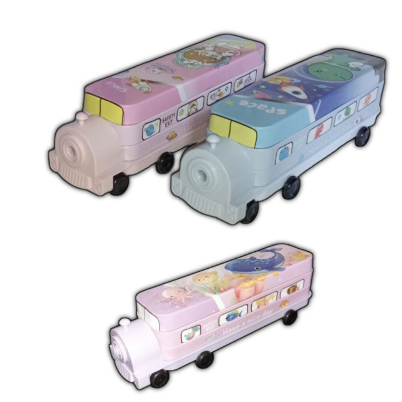 

Kotak pensil bentuk mobil bus /kotak pensil anak /kotak pensil susun