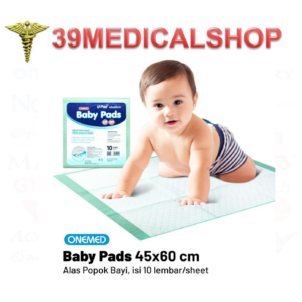 UNDERPAD BABY - ALAS POPOK BAYI ONEMED UKURAN 45 x 60 CM PACK ISI 10