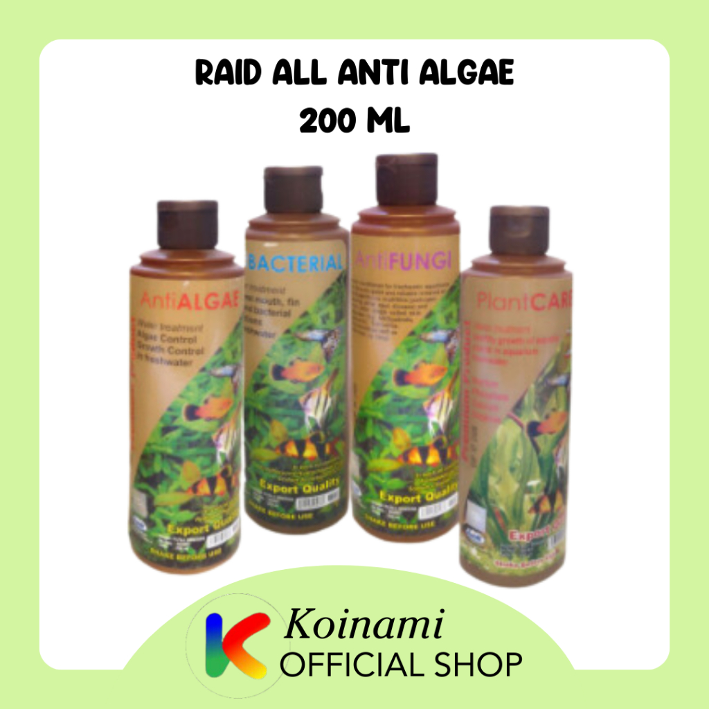 RAID ALL 200 ml ANTI ALGAE / ANTI FUNGI / ANTI BACKTERIAL / PLANT CARE