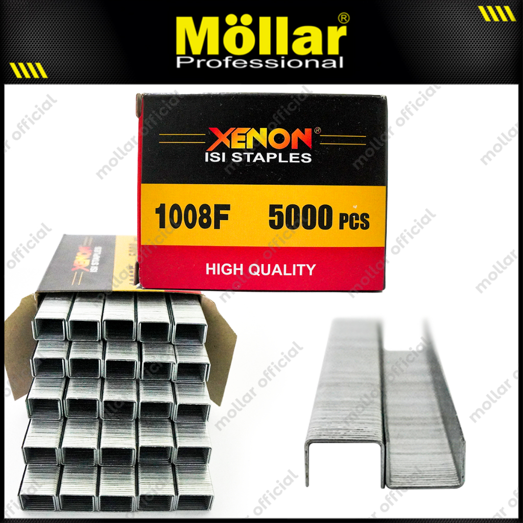 

XENON 1008F Refill Staple Gun 8 mm Isi Staples Tembak 1 Pak 5.000 pcs