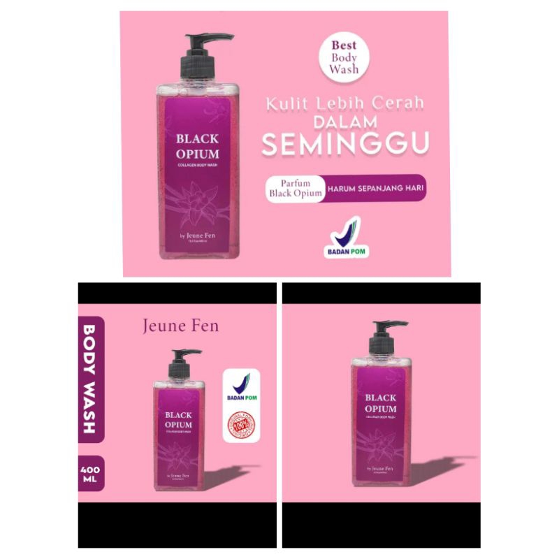 BPOM JEUNE FEN Black Opium collagen body lotion 400ml