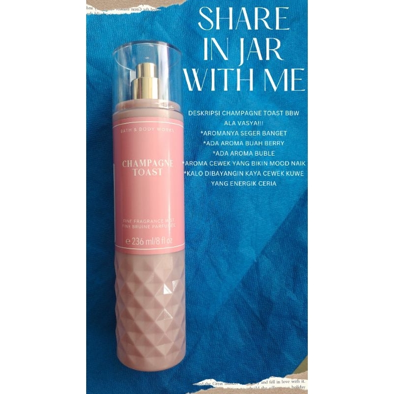 BATH&amp;BODY WORKS CAMPAIGN TOAST SHARE IN BOTTLE 20ML INTO THE NIGHT BESTSELLER BBW