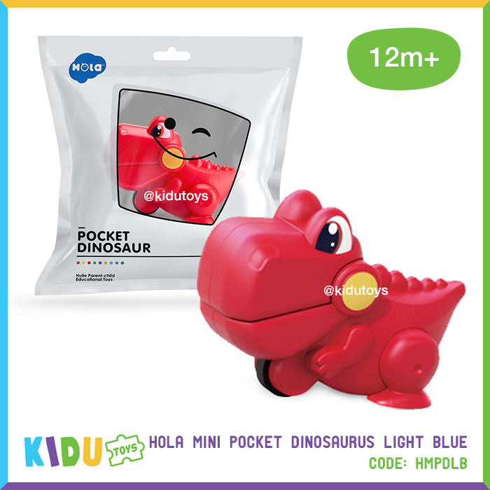 Mainan Anak Mini Figure Dinosaurus Hola Mini Pocket Dinosaurus Kidu Baby