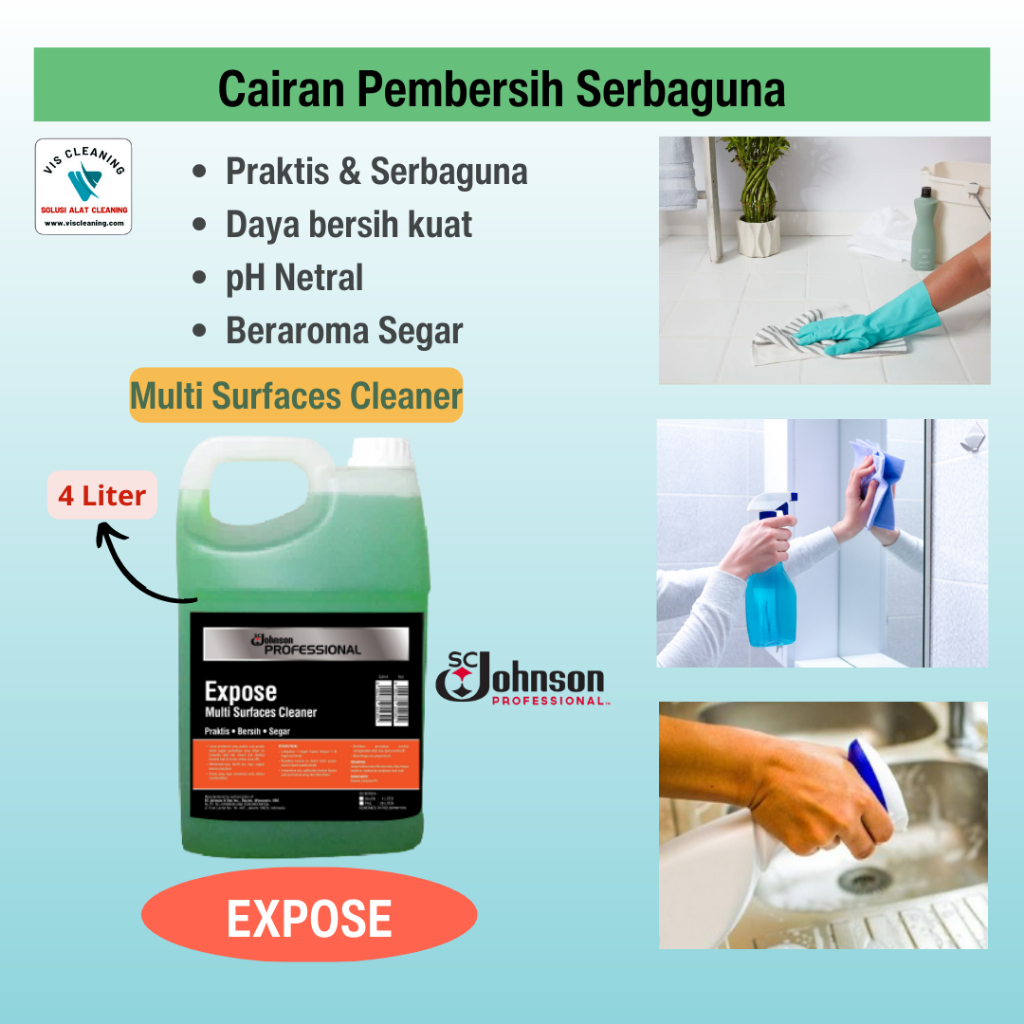 SC Johnson Expose - Cairan Pembersih Serbaguna 4L