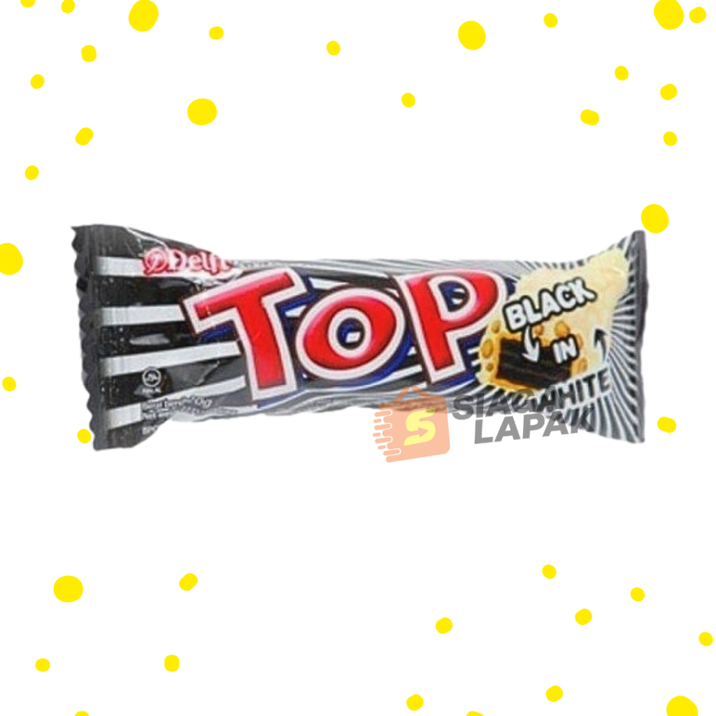 

Wafer Top Coklat Black In White Delfi 9gr