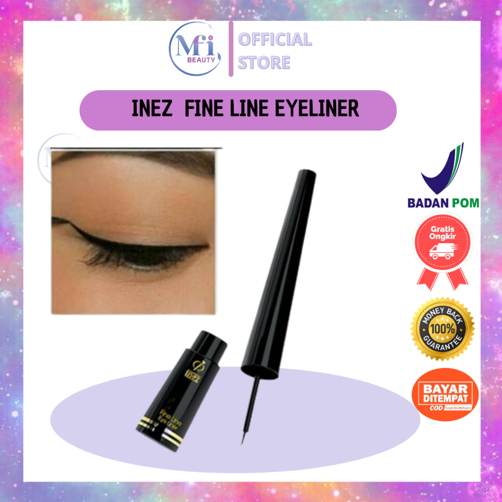 MFI - Inez Cosmetics Fine Line Eyeliner | Netto 2,5ML