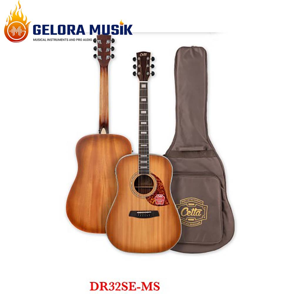 Gitar Akustik Elektrik Cetta DR32SE-MS