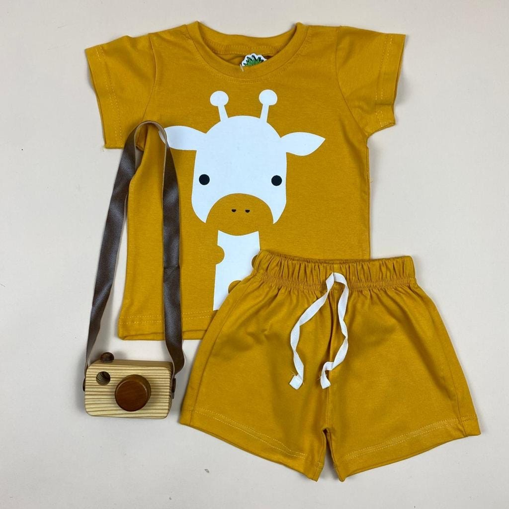 SET BOY TEES EMOT SETELAN UNISEX 6 Bulan -4 Tahun Setelan Baju Anak Pineapple Kids