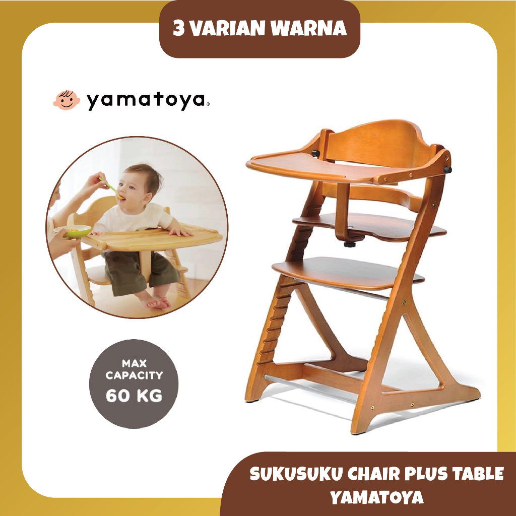 Yamatoya Sukusuku Plus Table Kursi Makan Bayi / Anak