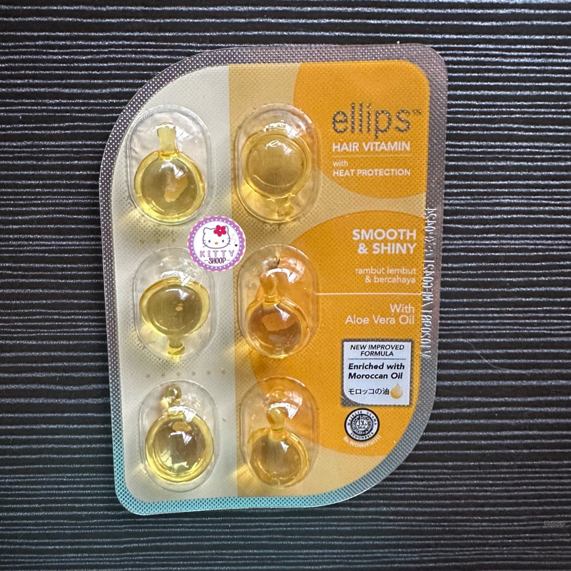 ELLIPS Hair Vitamin Blister / Pro Keratin (isi 6 Butir) | Balinese Essential Oil