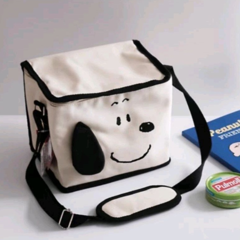 Tas Bekal Snoopy / Tas Import Snoopy / Tas Snoopy / Tas Bekal Karakter Snoopy / Lunch Bag Snoopy