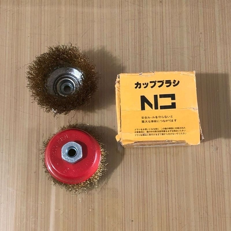 sikat mangkok gerinda 3" king/ sikat mangkok kawat/ gerinda cup brush/ sikat kawat gerinda mangkok m