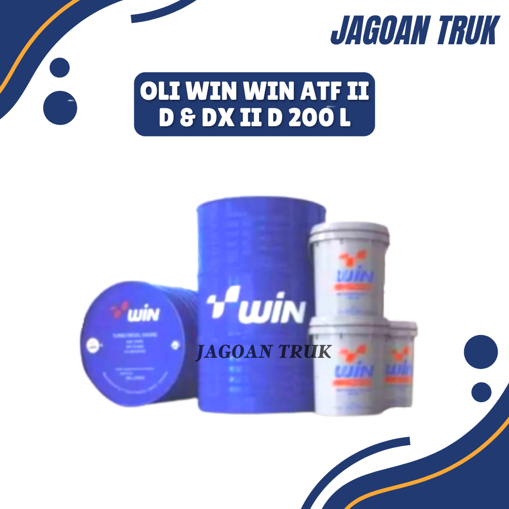 Oli Win ATF/Win Oil ATF II D &amp; DX II D 200 Liter/Drum