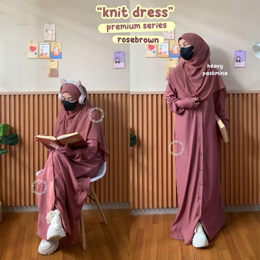 KNIT DRESS PREMIUM SERIES BY ARUNAOUTFIT