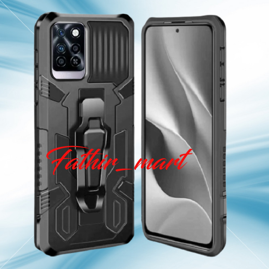 CASE INFINIX NOTE 10 PRO CASING STANDING BACK KLIP HARD CASE ROBOT NEW COVER