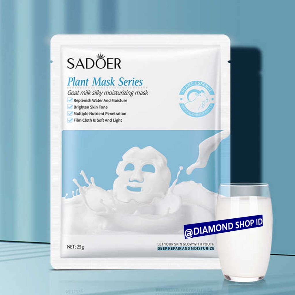 Termurah !!! Masker Wajah Korea Premium Plant Mask Series Skin Care Sadoer Serum Glowing Sheet Mask ORI / Masker Wajah Pemutih dan Glowing Masker Muka Murah / Masker Wajah Organik Viral Serum Wajah Glowing Wanita Pria Masker Wajah Komedo dan Pori Jerawat