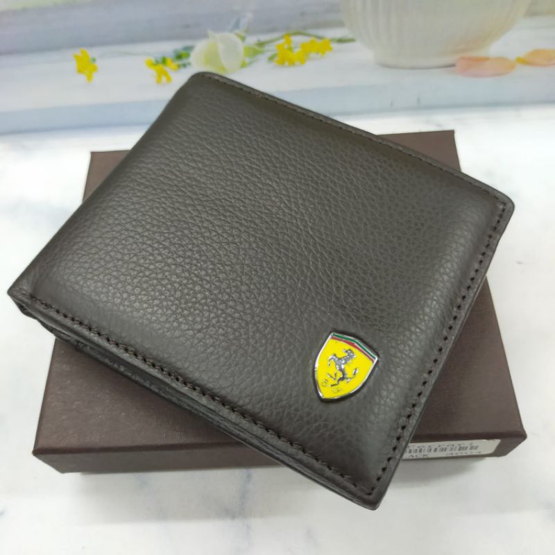 Dompet pria kulit asli import dompet lipat laki laki kulit