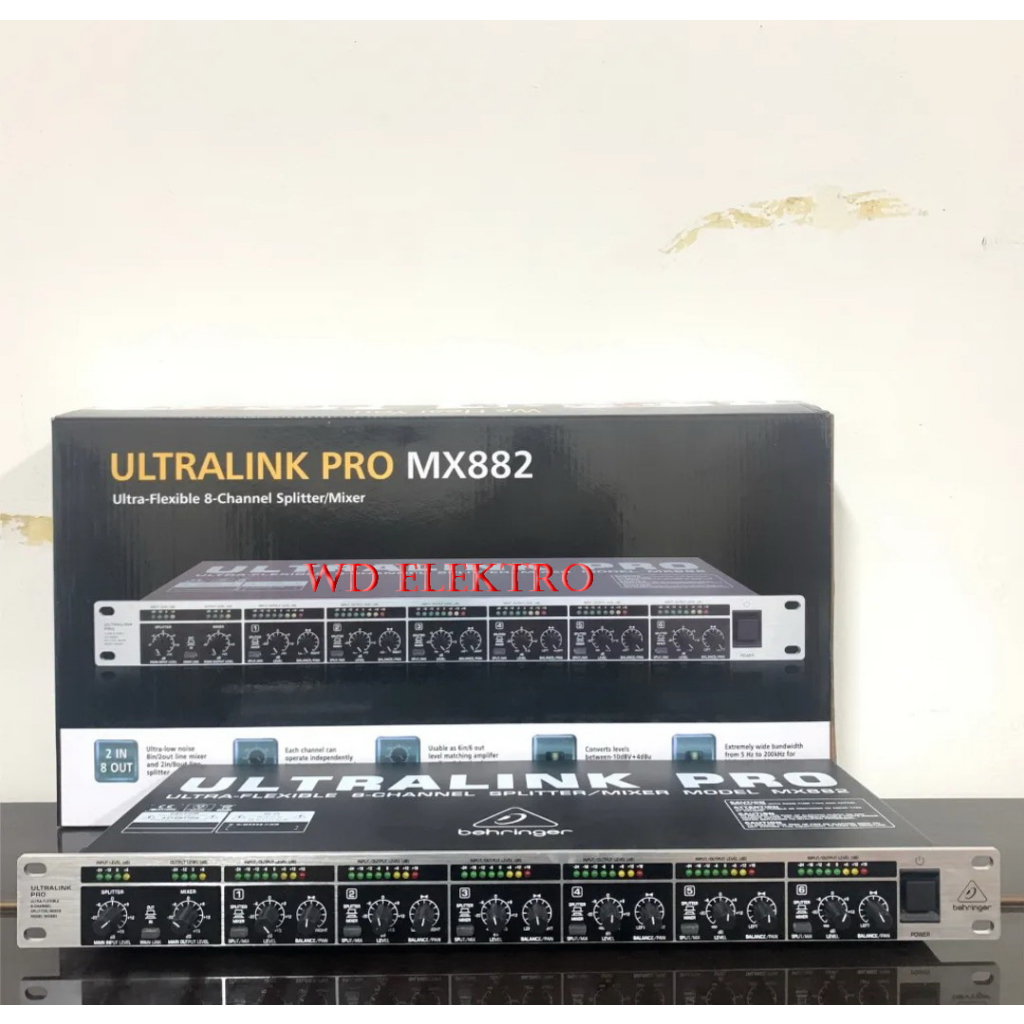 BEHRINGER ULTRA LINK MX 882 SPLITTER BEHRINGER MX882