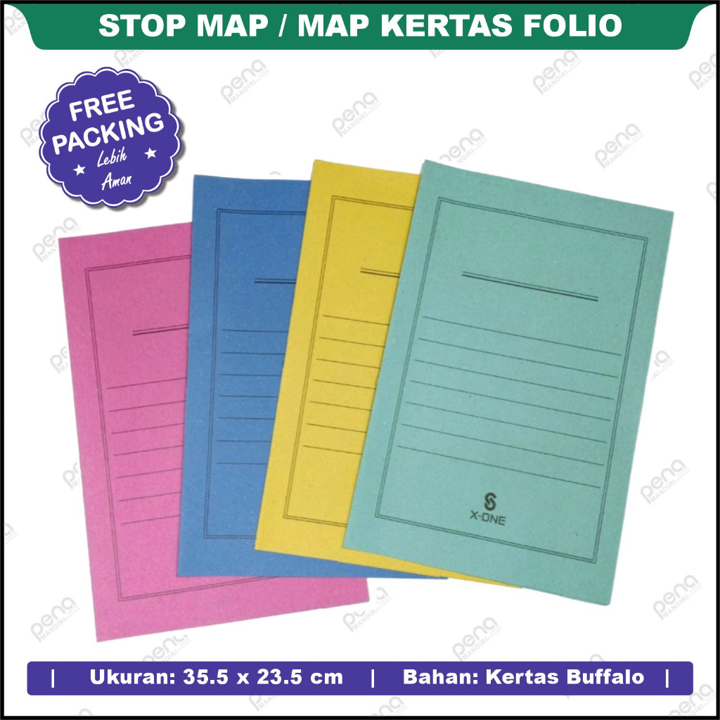 Stopmap / Map Kertas Folio Murah