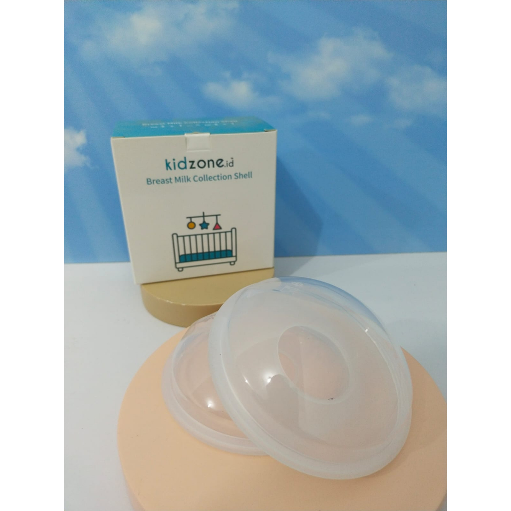 Wadah Penampung Asi Silikon isi 2PCS / BreastPad Silikon / Breast Milk Collector Kidzone