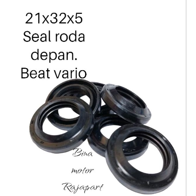 seal 21x32x5 seal sil 21 32 5 sil seal roda depan beat Vario Scoopy spacy beat eco bit LED Vario 125