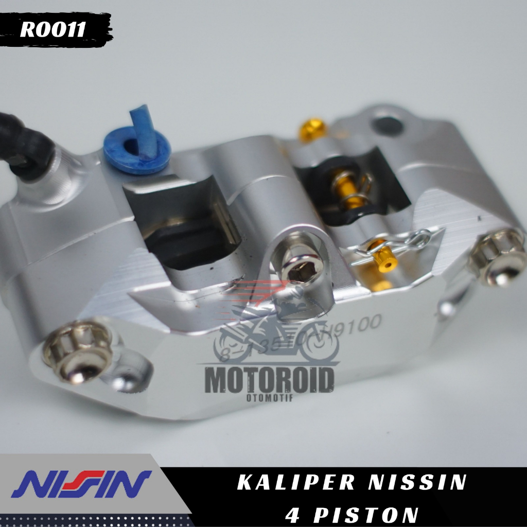 Kaliper 4Piston Model Pala Babi Nizsin Caliper 4 Piston Right Universal Monoblok CNC Kanan