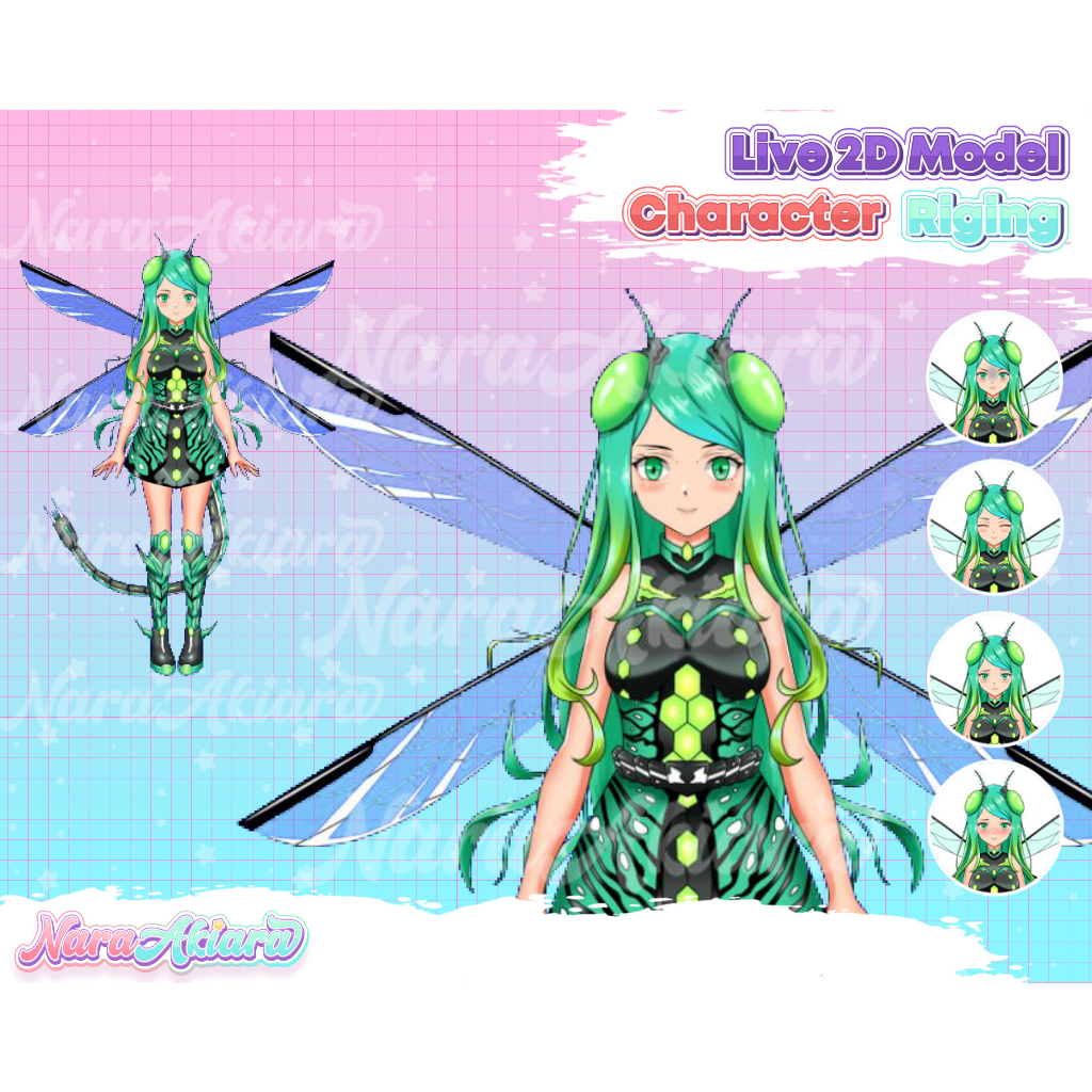 Tampil Unik dan Menarik dengan Karakter Anime Vtuber Model Live2D dalam Streaming Anda, Gambar Vtube