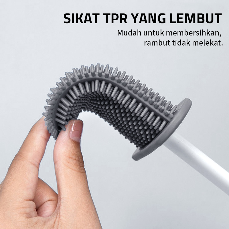 GM Bear Sikat WC Toilet (2in1) 2038 - Toilet Brush Sikat Pembersih Kamar Mandi Sikat WC