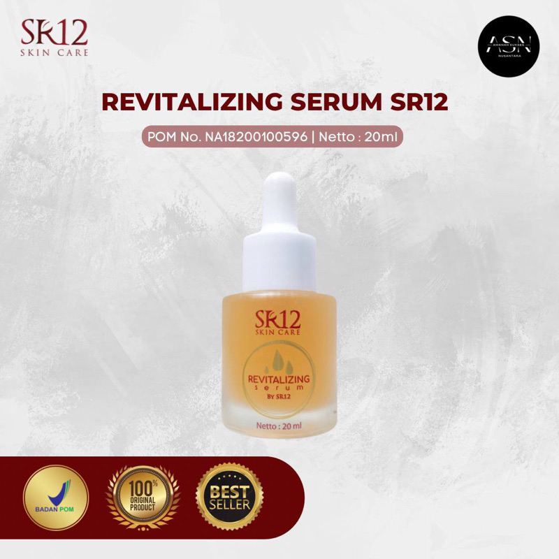 REVITALIZING SERUM SR12  / CEGAH KERIPUT / SERUM ANTI PENUAAN DINI