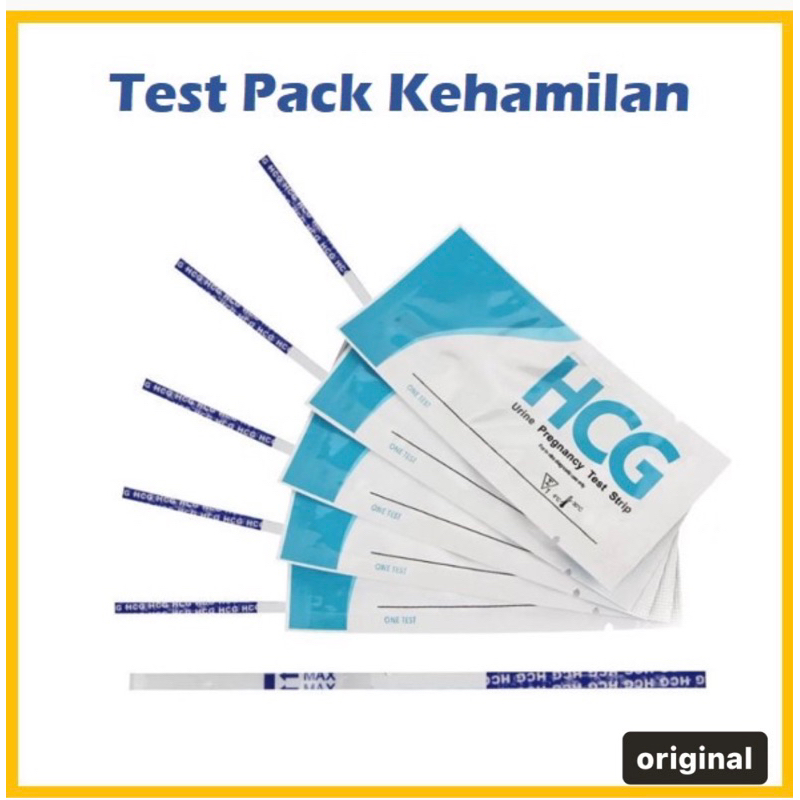 Test pack kehamilan hcg strip - tes hamil wanita