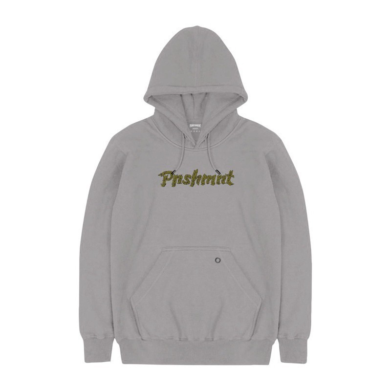 POSEIDON - Jaket Sweater Hoodie PUNISHMENT PNSMNT LEAF M - XXL Pria Wanita Premium