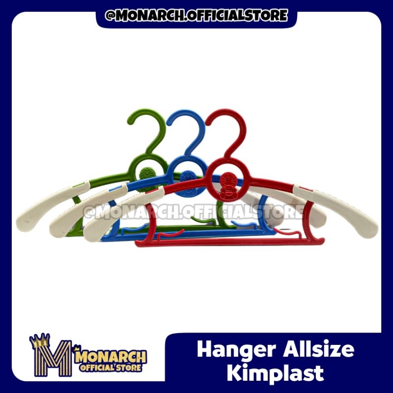 HANGER BAJU BAYI BALITA DEWASA / GANTUNGAN BAJU BISA DI ATUR PANJANG PENDEK KIMPLAST ALLSIZE