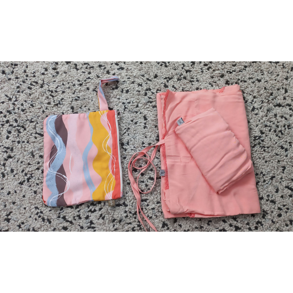 Mukena Travel Giggles - Faith Salem | Mukena Katun Rayon Polos