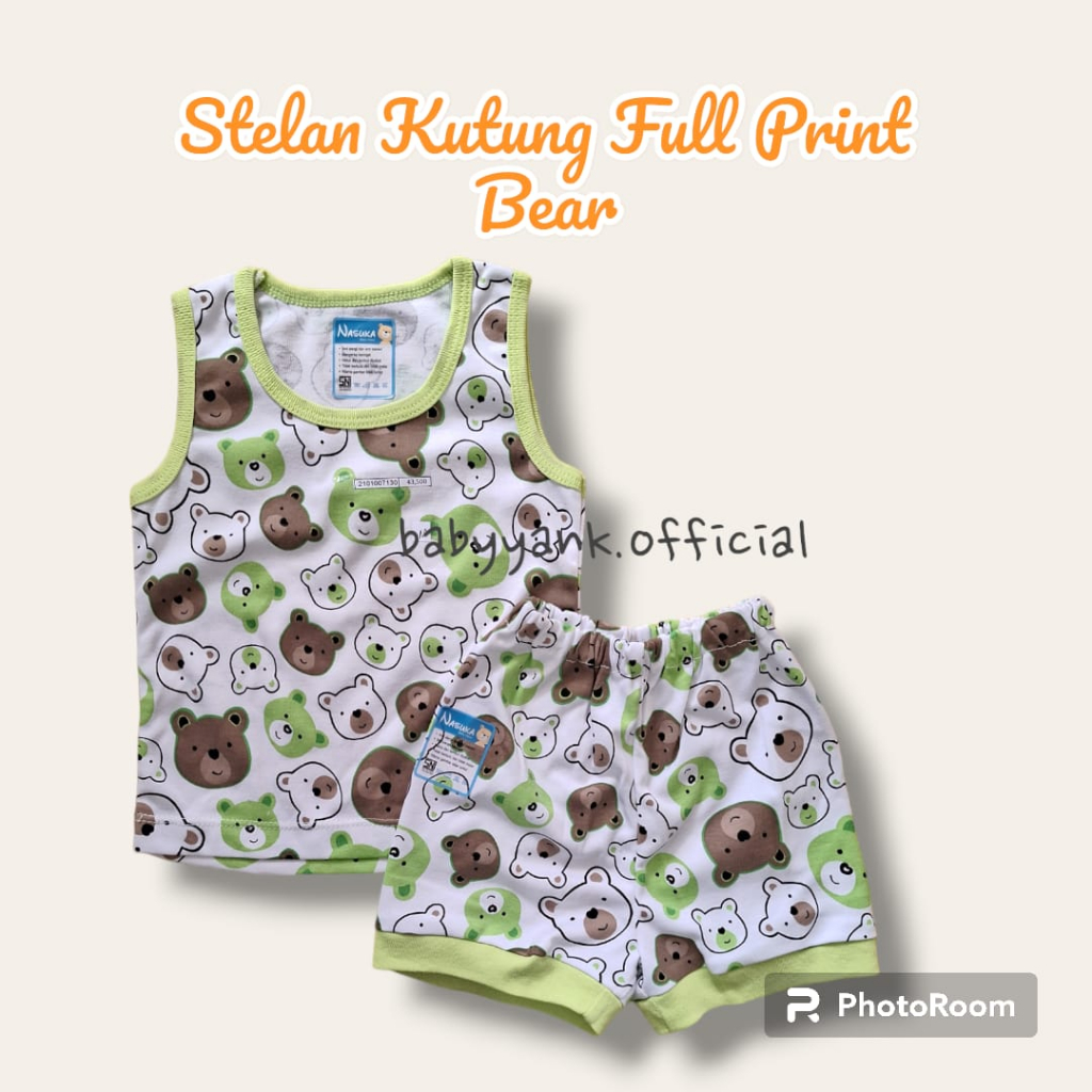 ♥BabyYank♥ Setelan Baju Singlet Anak Bayi Karakter
