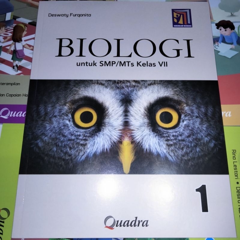 Buku Biologi Quadra SMP Kelas 7 Kurikulum Merdeka