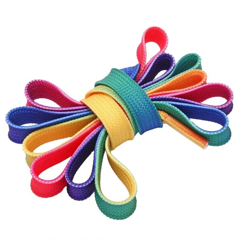 Tali Sepatu Pelangi Shoelaces Rainbow 110cm