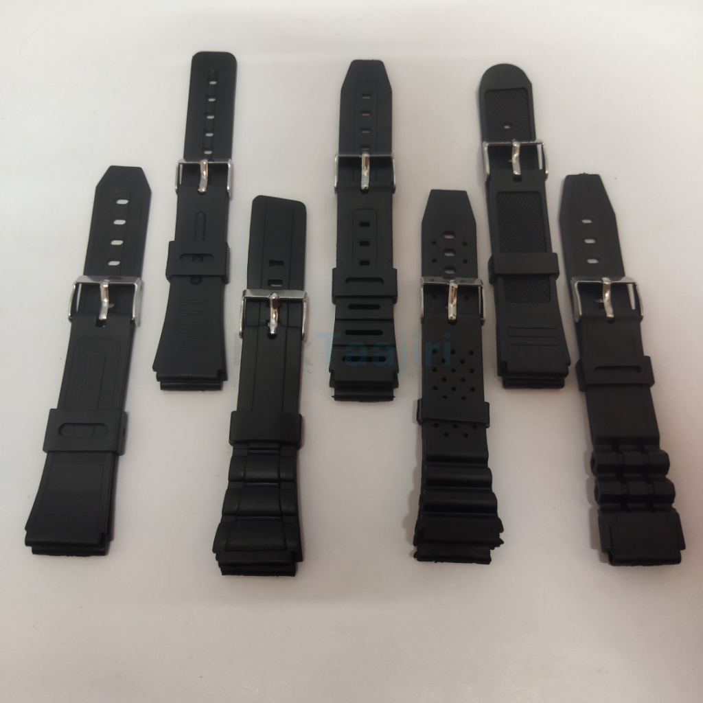 Tali Jam Tangan Bahan Plastik untuk Jam Casio (Databank, Calculator,dll)