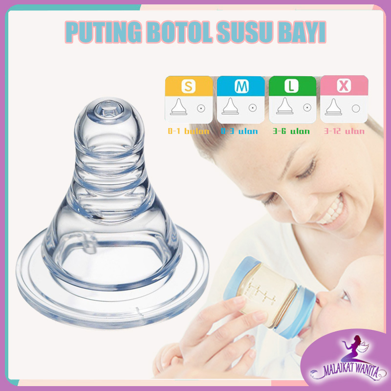 Food BPA Free Baby Puting Susu Soft Teat Natural Wide Neck Bayi Botol Silicon Nipple Anti Colic Pacifier Murni Murah Bayi Silikon Dot XNZ